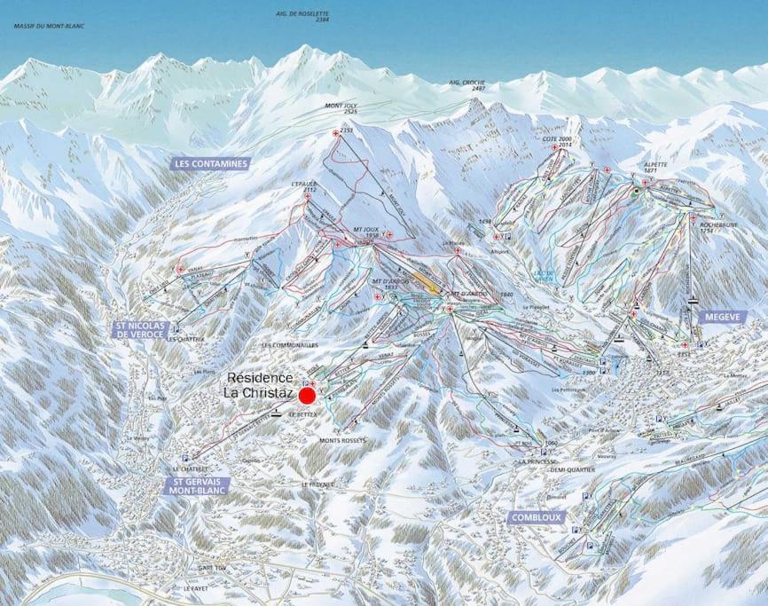 Studio Bettex 4P- Vue Mont-Blanc Saint-Gervais-les-Bains Extérieur photo